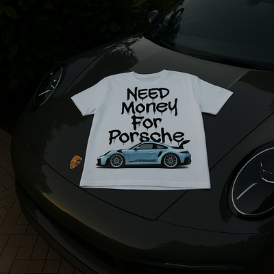 Need Money for Porsche Drop Shoulder T-Shirt