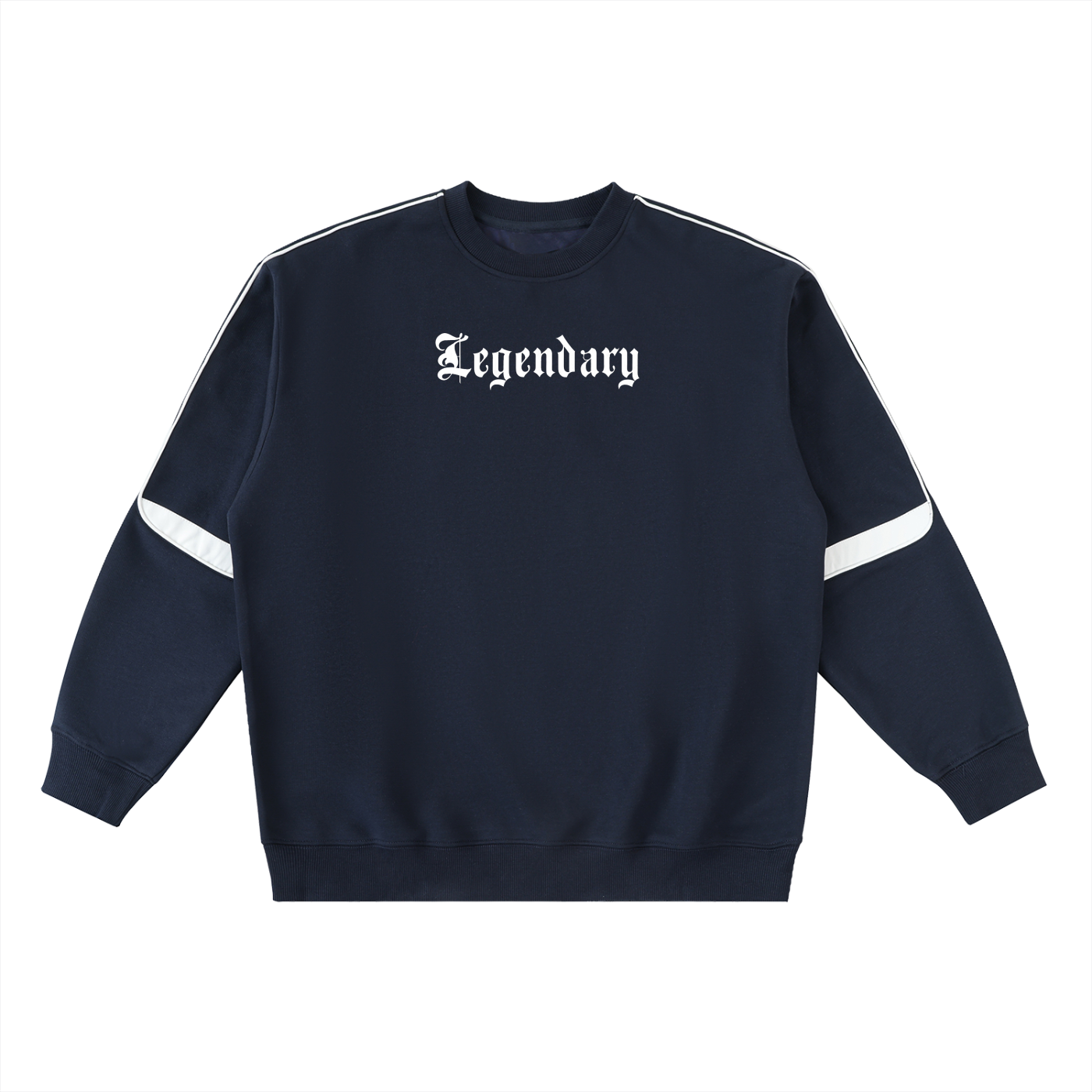Oversized Crewneck Taped Sweatshirt