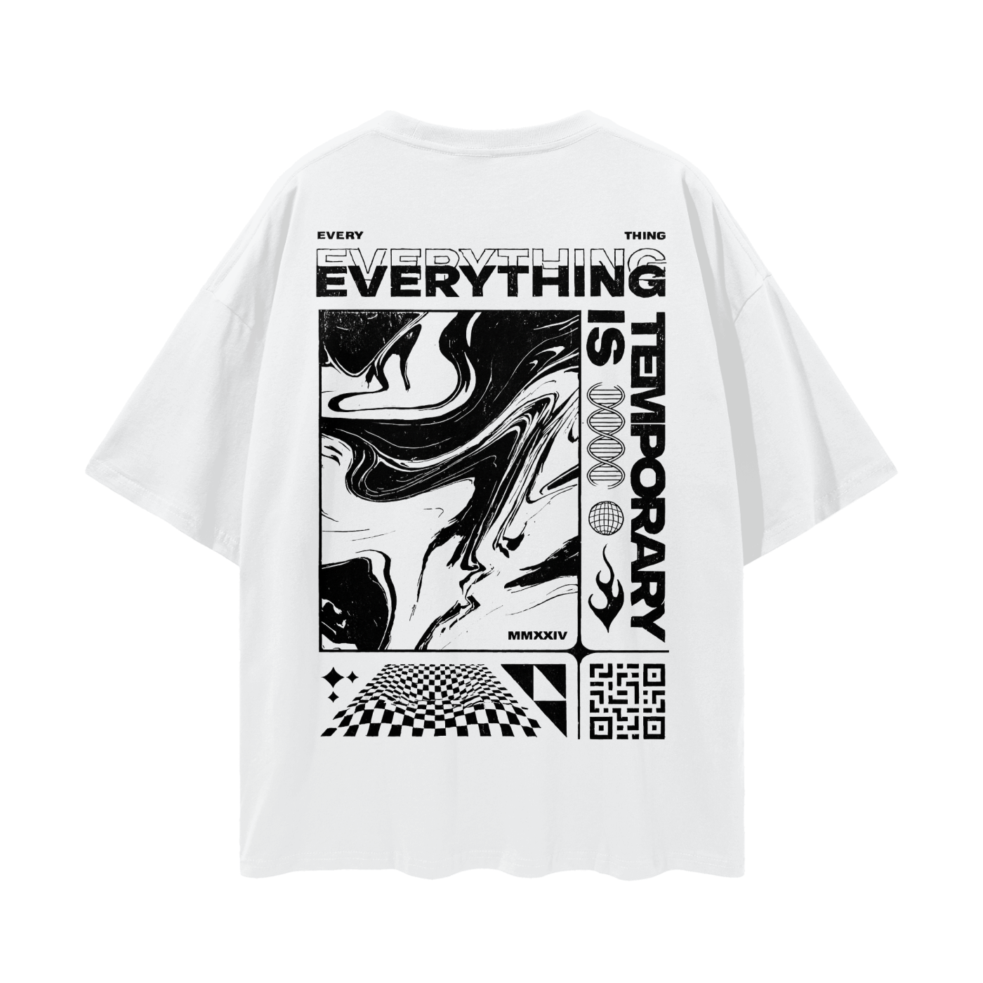 Oversize Deep Drop Shoulder Tee