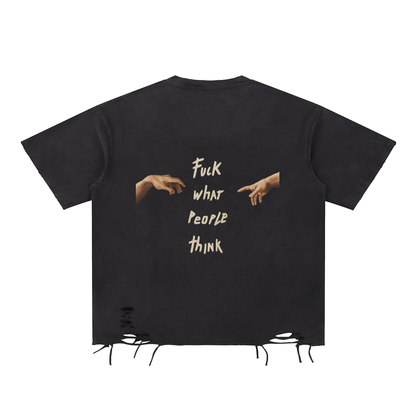 DripCore® Snow Washed Raw-Hem T-Shirt