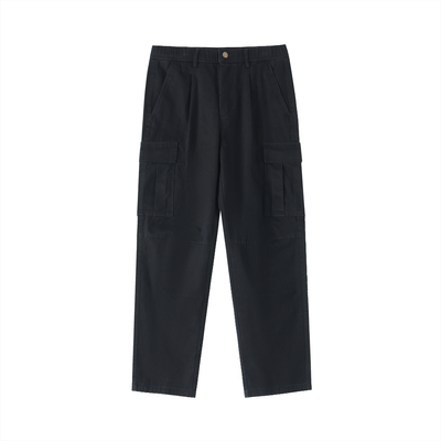 Cotton Elastic-Waist Cargo Pants
