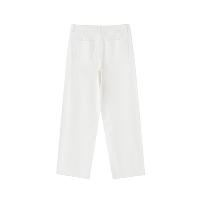 Heavyweight Cotton Straight-Leg Pants