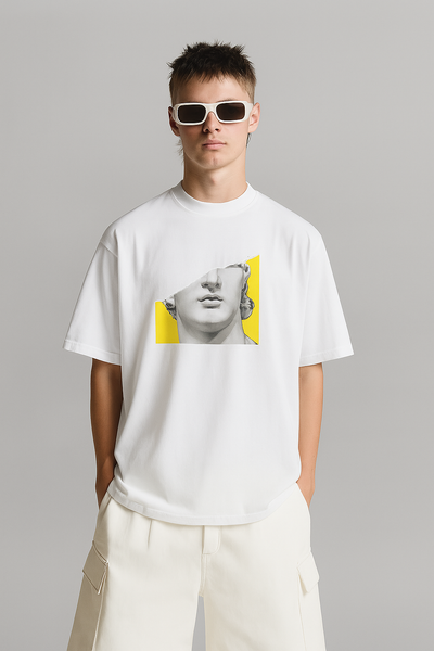 Roman Statue Oversized Graphic Tee