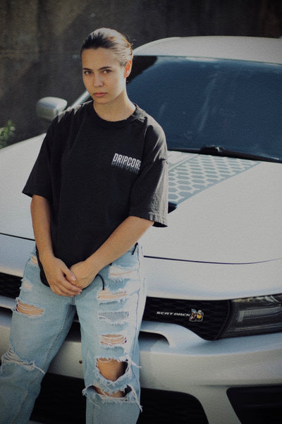 DripCore® Snow Washed Raw-Hem T-Shirt