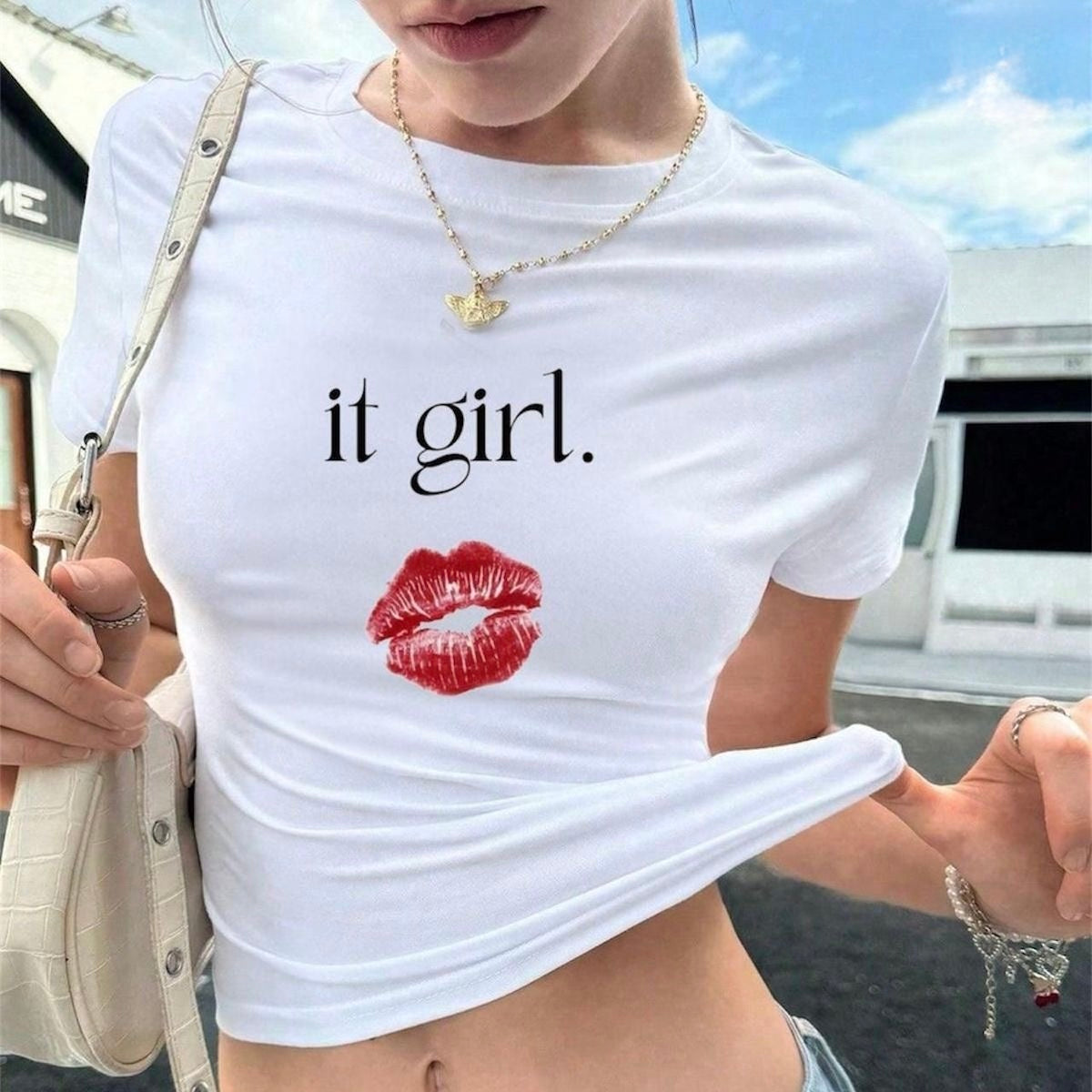 It Girl Seamless Crop Tee