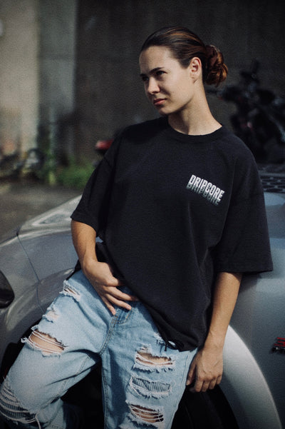 DripCore® Snow Washed Raw-Hem T-Shirt