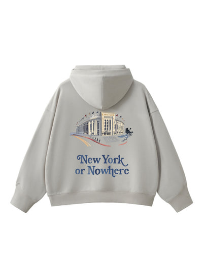 Big Hood Half-Zip Fleece Hoodie