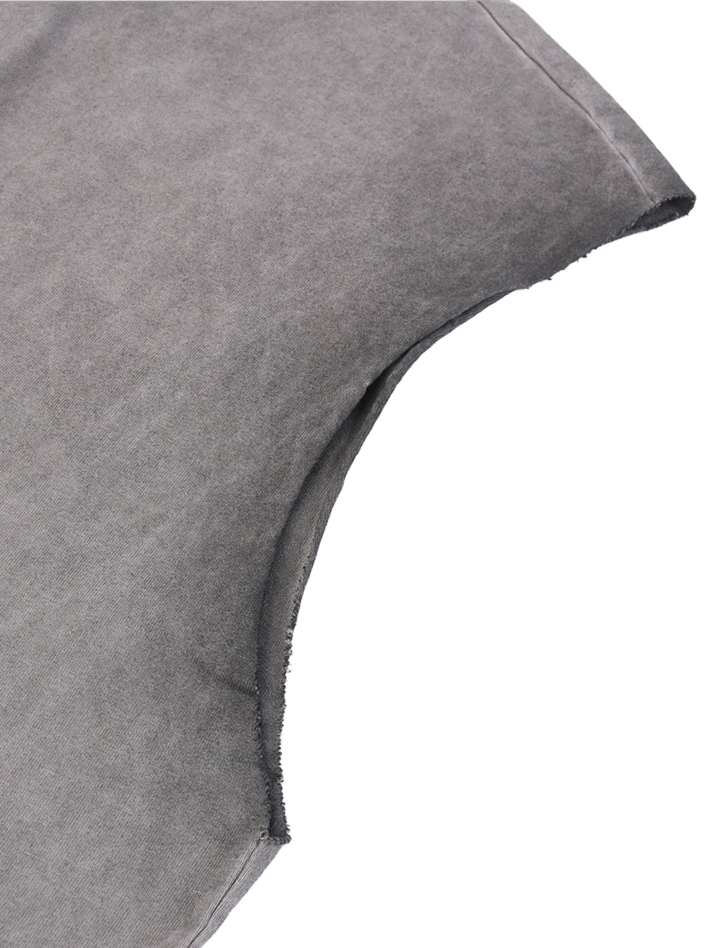 Reverse Washed Tank Top - Gray