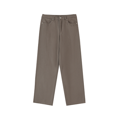 Heavyweight Cotton Straight-Leg Pants