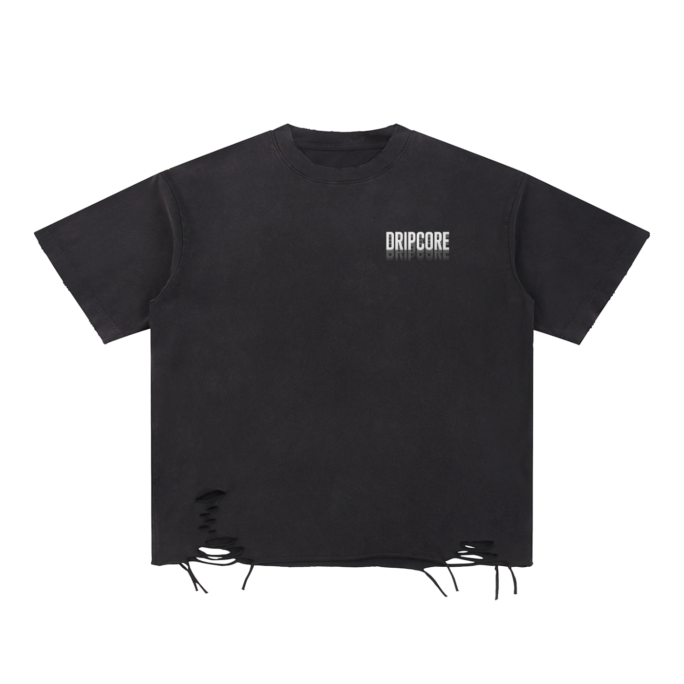 DripCore® Snow Washed Raw-Hem T-Shirt