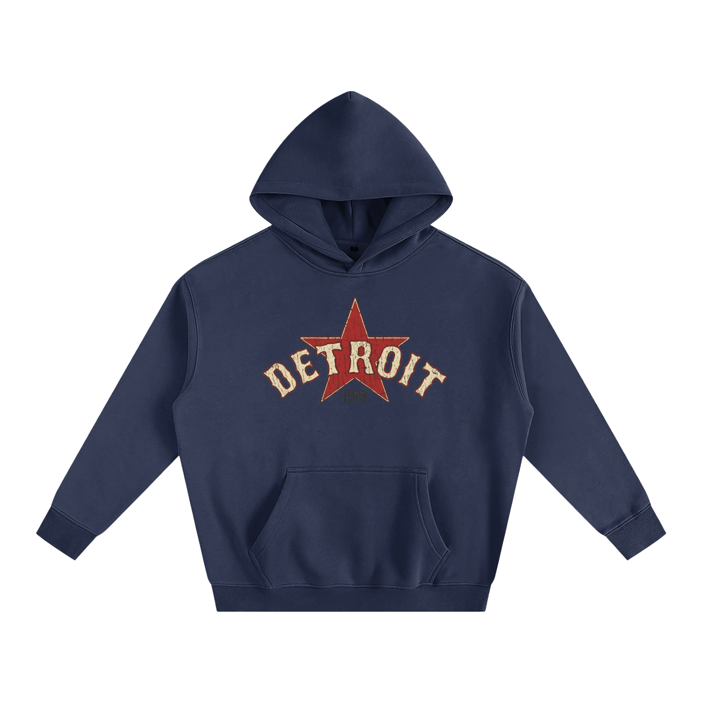 Detroit Oversize Fleeced Hoodie