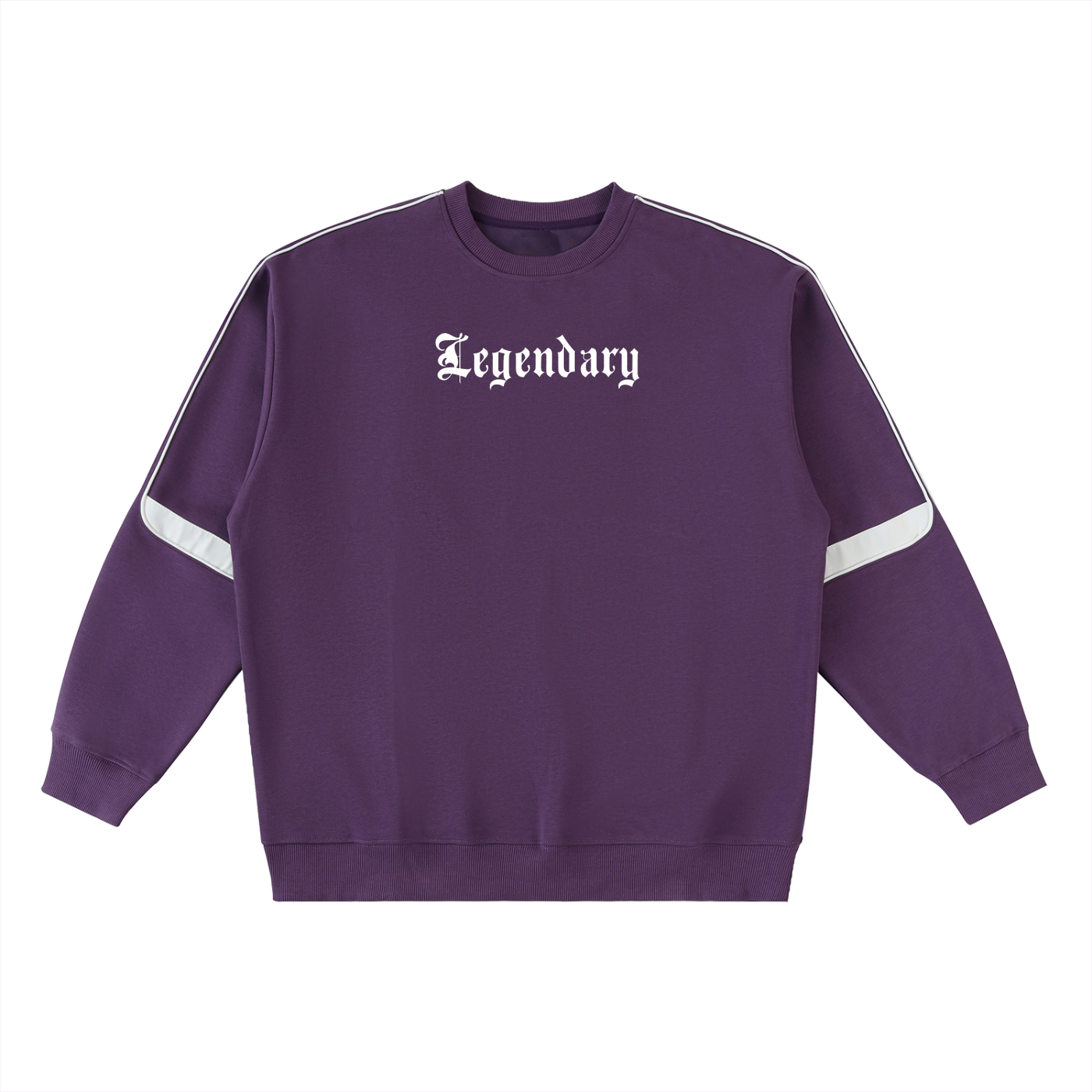 Oversized Crewneck Taped Sweatshirt