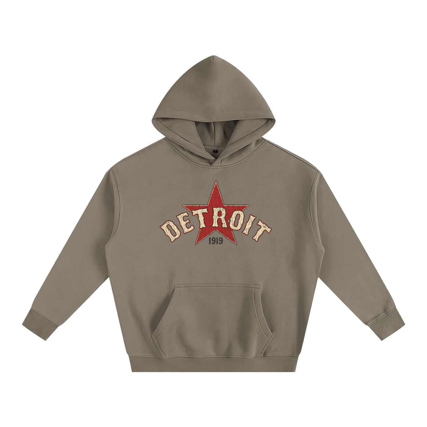 Detroit Oversize Fleeced Hoodie