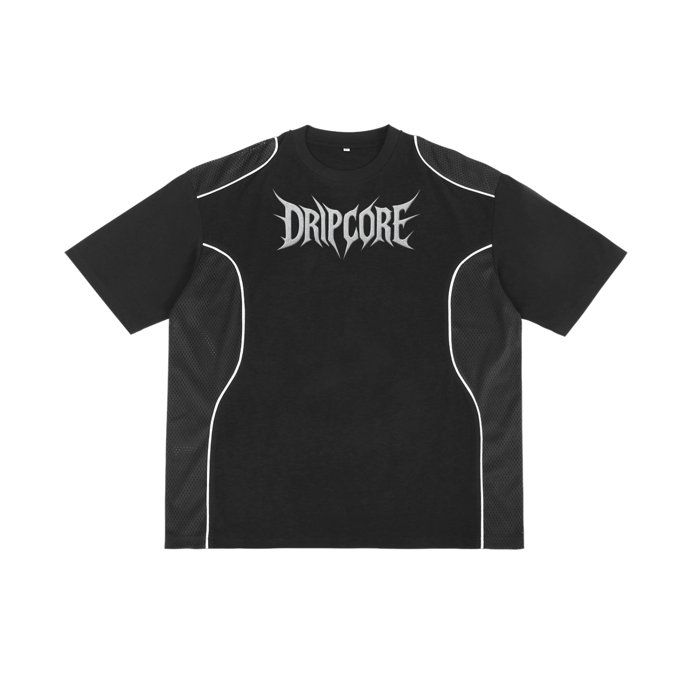 Contrast Piped Panel T-Shirt