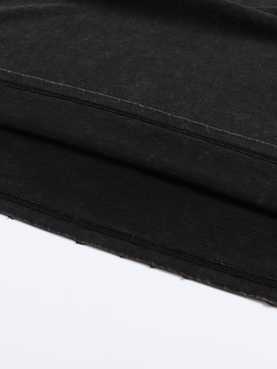 Edge Frayed Vintage Washed T-Shirt