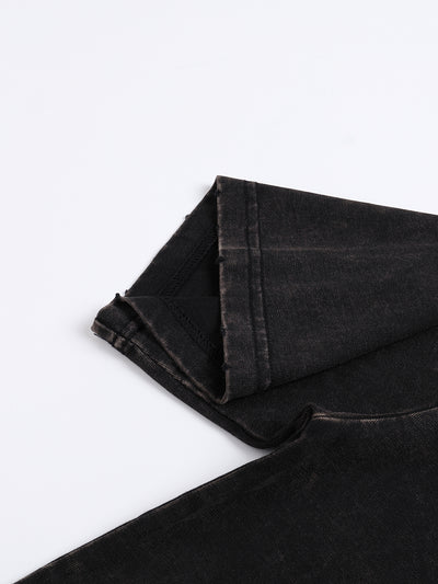 Edge Frayed Vintage Washed T-Shirt