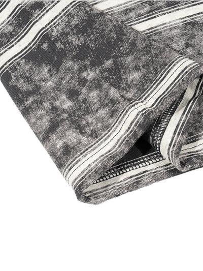 Snow Washed Striped Boxy T-Shirt