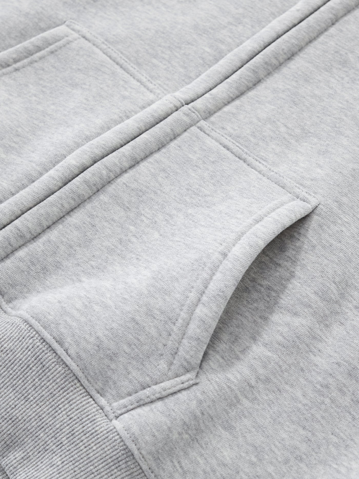 Fleeced Zip-Up Cropped Hoodie