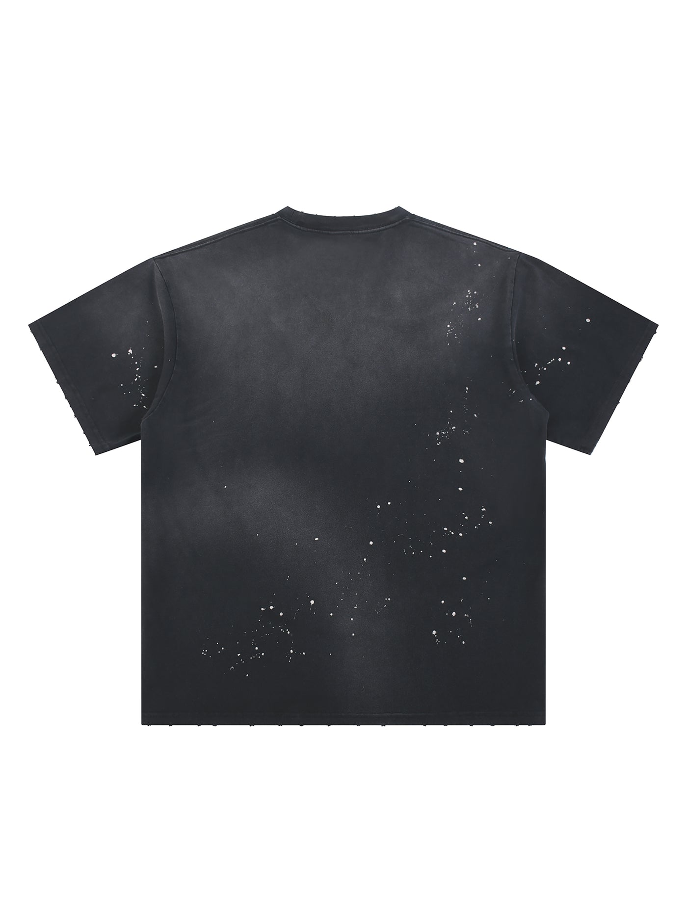 Hand-Frayed Sunfade Paint Splatter T-Shirt
