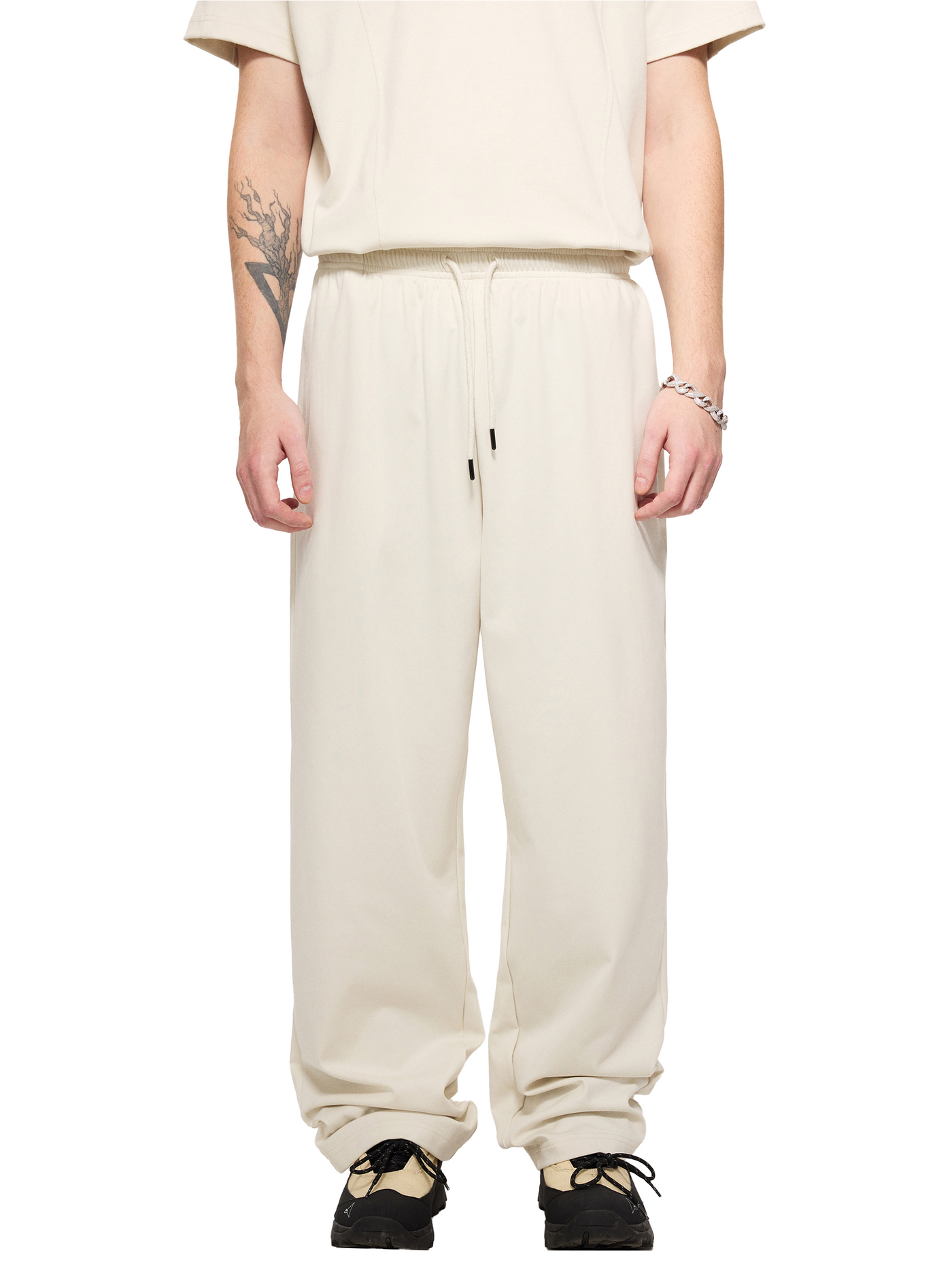Mesh-Lined Quick-Dry Performance Athletic Leg Pants