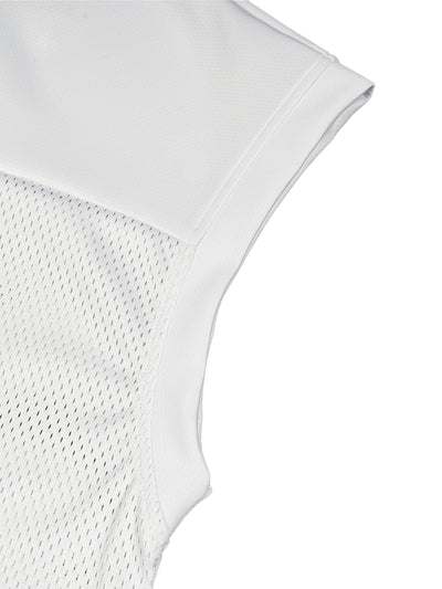 Loose Sleeveless Mesh Boxy T-Shirt