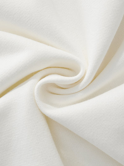 Raw-Hem Color-Block Raglan Crop Sweatshirt