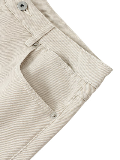 Heavyweight Cotton Straight-Leg Pants