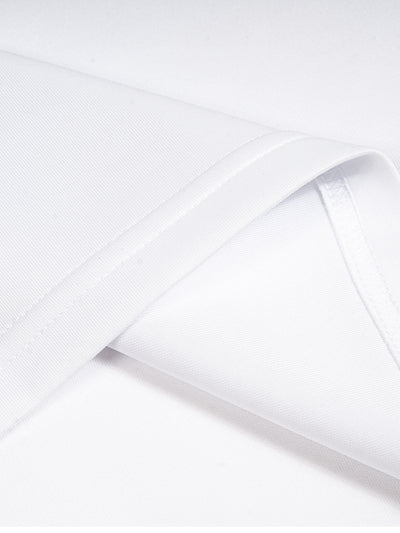 Contrast Lapel Collar Boxy T-Shirt