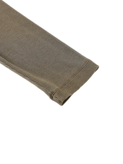 Dyed Raglan Long Sleeve Slim T-Shirt