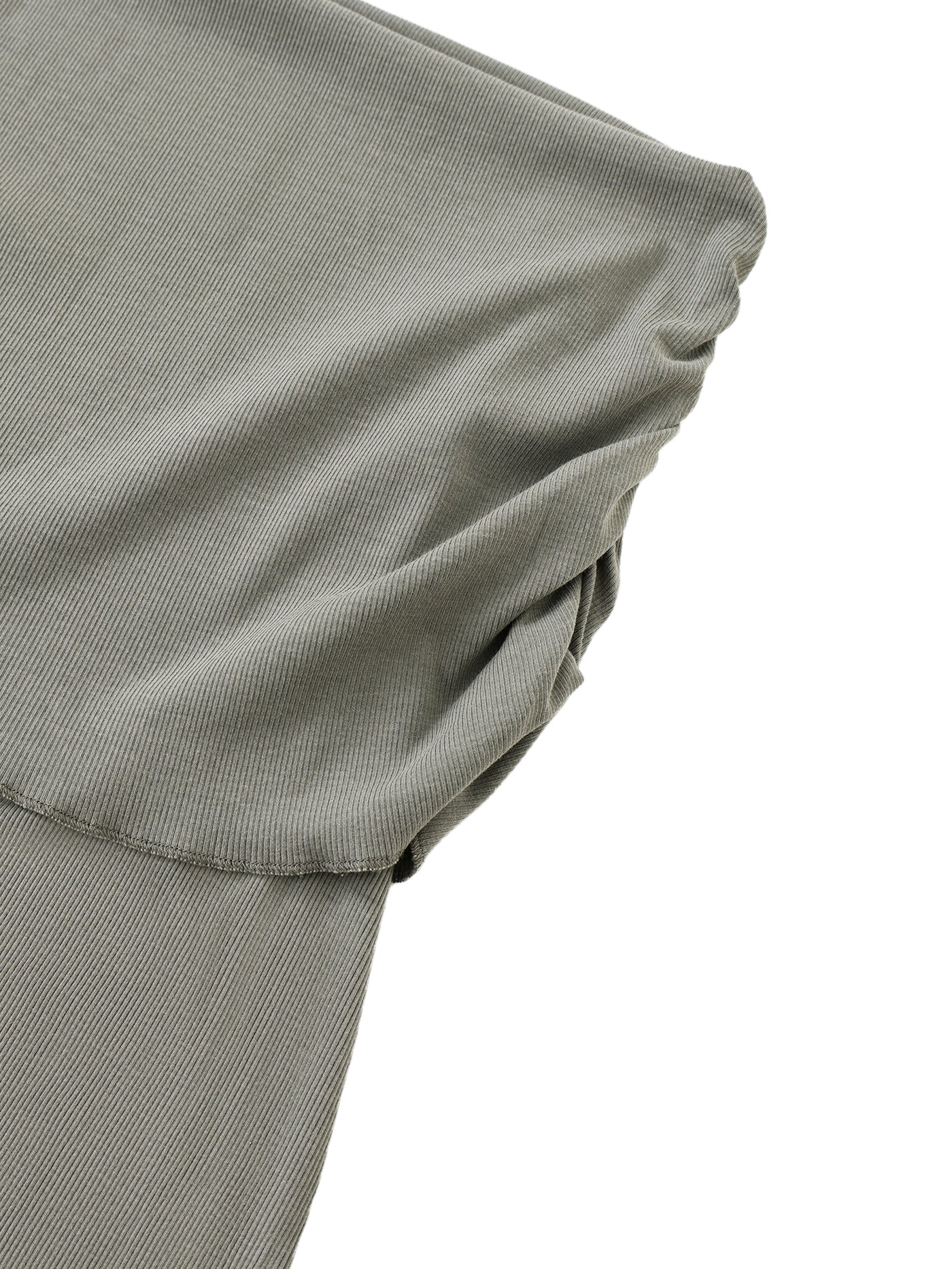 Dyed Washed Straight Hip-Hugging Slim Maxi Skirt