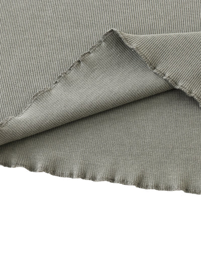 Dyed Washed Straight Hip-Hugging Slim Maxi Skirt