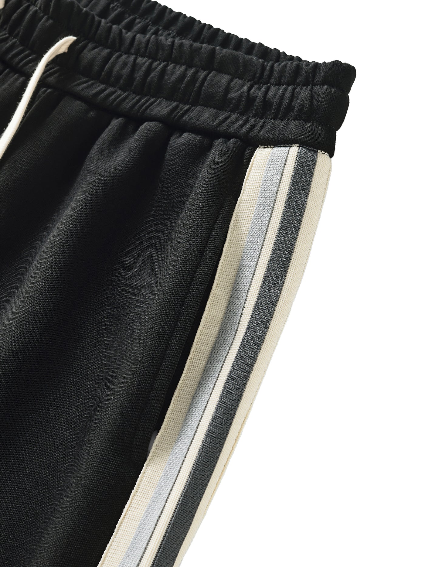Contrast Side-Stripe Straight-Leg  Pants